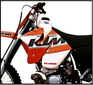 Clarke KTM 2 STROKES Gas Tank
