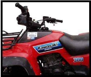 Clarke Kawasaki KLF 300 Gas Tank (1986-1987)