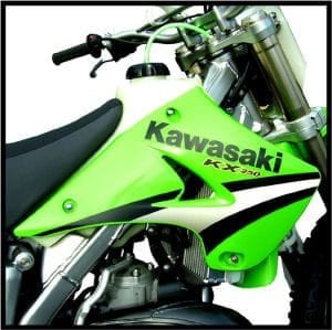 Clarke Kawasaki KX250 Gas Tank (2005-2007)