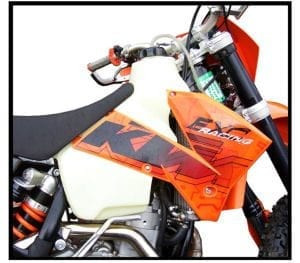 Clarke KTM KTM 400/450/525 AND 450 Gas Tank (2004-2007)