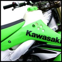 Clarke Kawasaki KX250F Gas Tank (2006-2008)