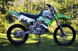Clarke Kawasaki KDX200/KDX220 Gas Tank (1997-2007)