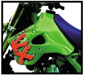 Clarke Kawasaki KX125/KX250 Gas Tank (1994-1998)