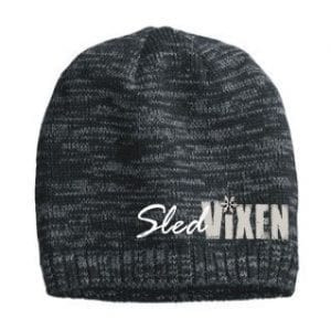Sled Vixen (Girls Get Dirty Too!) #Storm Beanie White