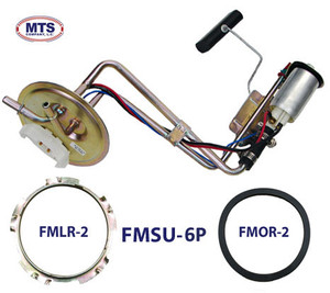 FORD FULL-SIZE PICKUP 1985-1986 19-GAL GAS ONLY-"FRONT,MIDSHIP,SIDE" TANK -Includes new lock ring, O-ring and in-tank fuel filter
