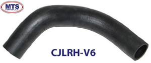 JEEP CJ 1965-1970 LOWER LOWER RADIATOR HOSE FOR V-6 ENGINE