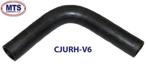 JEEP CJ 1965-1970 UPPER UPPER RADIATOR HOSE FOR V-6 ENGINE
