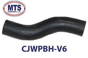 JEEP CJ 1965-1970 WATER PUMP BY-PASS HOSE, V6