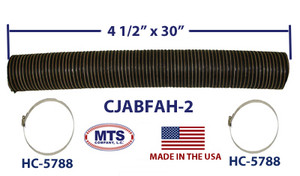 JEEP CJ 1965-1971 4 1/2" DIA. FRESH AIR BOX HOSE,PRE-CUT 30".