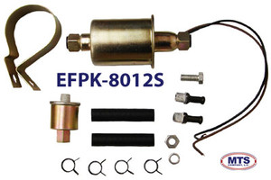 Universal Fuel Pump 12-Volt 30 GPH, 5-9 PSI Max Pressure 5-8 AMP(max)