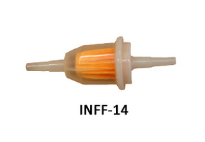 UNIVERSAL In-Line 1/4" CLEAR IN-LINE FUEL FILTER