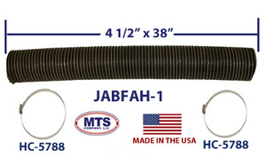 WILLYS PICKUP/WAGON 1957-1962 4 1/2" DIA. FRESH AIR BOX HOSE,PRE-CUT 38".