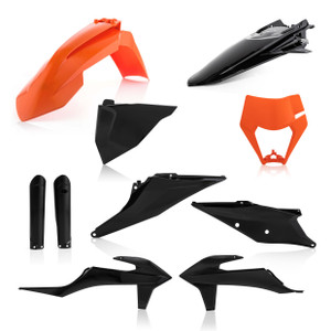Acerbis Full Plastic Kit - KTM 300 EXC TPi (2020) / KTM 250 EXC-F/350 EXC-F/350 XCF-W/450 EXC-F/500 EXC-F/500 XCF-W (2020-2023) / KTM 250 EXC TPi/300 EXC (2022)