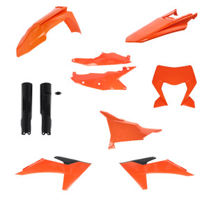 Acerbis Full Plastic Kit - KTM 500 XCF-W (2024-2025) / KTM 350 EXC-F/350 XCF-W/450 XCF-W/500 EXC-F (2024-2026) / KTM 125 Exc/250 EXC (2025) / KTM 250 EXC-F/300 EXC/450 EXC-F (2025-2026)