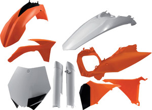 Acerbis Plastic Kit - KTM 105 SX/125 SX/150 SX/150 XC/250 SX/250 XC/300 XC (2011)