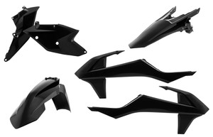 Acerbis Plastic Kit - KTM 250 EXC/300 EXC (2017) / KTM 250 EXC-F/350 EXC-F/450 EXC-F/500 EXC-F (2017-2019) / KTM 250 EXC TPi (2018)