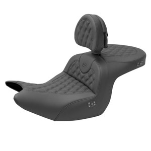 Saddlemen Road Sofa Lattice Stitch Heated Seat - Honda GL1800 Gold Wing Tour (2018-2026) (With Backrest)