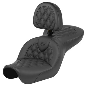 Saddlemen Road Sofa Lattice Stitch Seat - Harley-Davidson FXD Dyna (2004-2005)