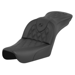 Saddlemen Road Sofa Lattice Stitch Seat - Harley-Davidson FXDWG Dyna Wide Glide (2004-2005)