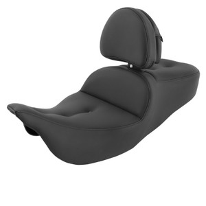 Saddlemen Road Sofa Pillow Top Seat - Harley-Davidson FLHR/FLHT/FLHX/FLTR Touring (2008-2025) (With Backrest)