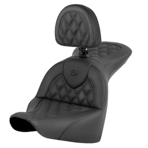Saddlemen Road Sofa Lattice Stitch Seat - Harley-Davidson Fat Boy FLFB/FLFBS/Breakout (2018-2026)