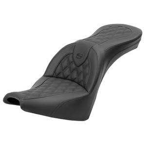 Saddlemen Road Sofa Lattice Stitch Seat - Harley-Davidson Street Bob FXBB/FXBBS/Standard FXST (2018-2026)