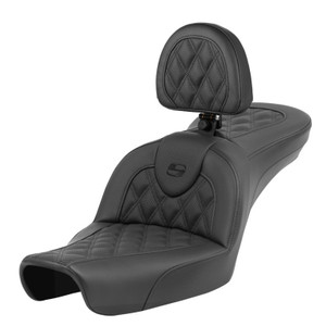 Saddlemen Road Sofa Lattice Stitch Seat - Harley-Davidson FXD Dyna (1996-2003)