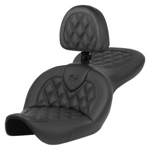 Saddlemen Road Sofa Lattice Stitch Seat - Harley-Davidson FXDWG Dyna Wide Glide (1996-2003)