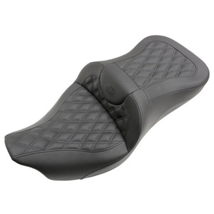 Saddlemen Road Sofa Lattice Stitch Seat - Harley-Davidson FLHR/FLHX Touring (1997-2007) (Without Backrest)