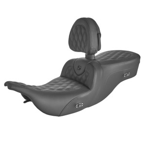 Saddlemen Road Sofa Lattice Stitch Seat - Harley-Davidson FLHT/FLTR Touring (1997-2007)