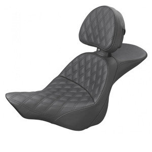 Saddlemen Explorer Lattice Stitch Seat - Harley-Davidson FXSB Breakout (2013-2017) (With Backrest)