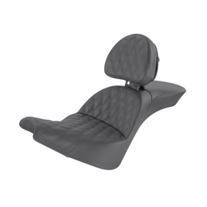 Saddlemen Explorer Lattice Stitch Seat - Harley-Davidson Street Bob FXBB/FXBBS/Standard FXST (2018-2026)