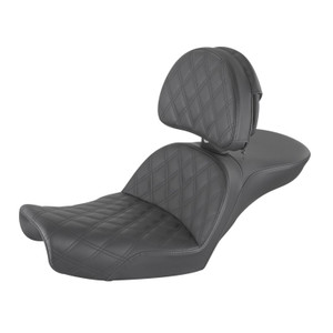 Saddlemen Explorer Lattice Stitch Seat - Harley-Davidson FXD Dyna (1996-2003)
