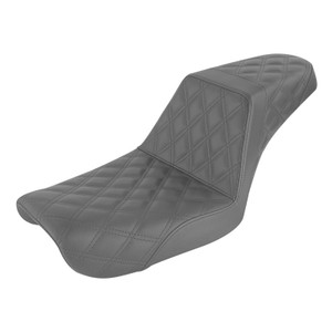 Saddlemen Step-Up Front & Rear Lattice Stitch Seat - Harley-Davidson FXD Dyna (2004-2005)