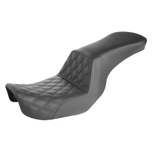 Saddlemen Tour Step-Up Front Lattice Stitch Seat - Harley-Davidson FXD/FXDWG/FLD Dyna (2006-2017)
