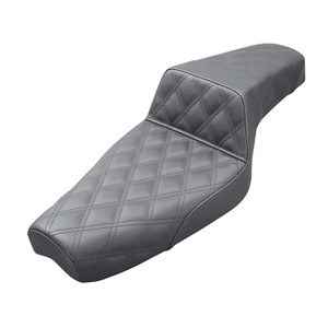 Saddlemen Step-Up Front & Rear Lattice Stitch Seat - Harley-Davidson XL Sportster 4.5 Gal Tank (2004-2020)