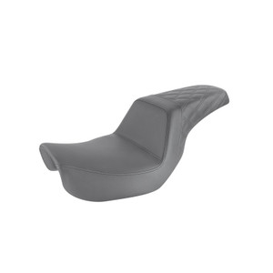 Saddlemen Step-Up Rear Lattice Stitch Seat - Harley-Davidson FXD/FXDWG/FLD Dyna (2006-2017)