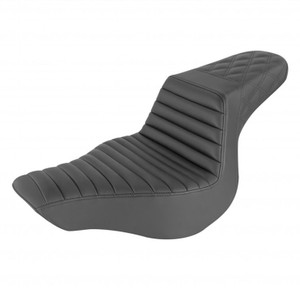Saddlemen Step-Up Tuck & Roll and Lattice Stitch Seat - Harley-Davidson FXSB Breakout (2013-2017)