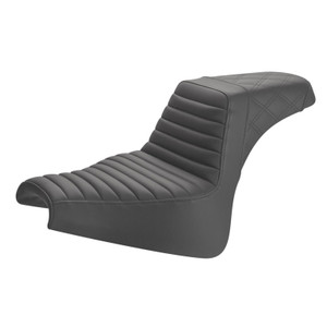 Saddlemen Step-Up Tuck & Roll and Lattice Stitch Seat - Harley-Davidson FXFB/FXFBS Fat Bob (2018-2024)