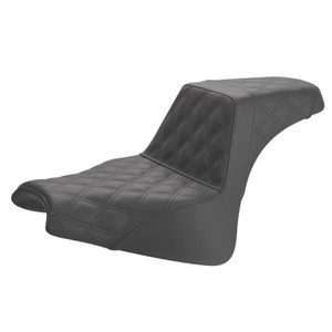 Saddlemen Step-Up Front & Rear Lattice Stitch Seat - Harley-Davidson FXFB/FXFBS Fat Bob (2018-2024)