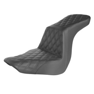 Saddlemen Tour Step-Up Front & Rear Lattice Stitch Seat - Harley-Davidson Low Rider FXLR/FXLRS/FXLRST/Sport Glide FLSB (2018-2026)