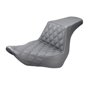 Saddlemen Step-Up Front Lattice Stitch Seat - Harley-Davidson Low Rider FXLR/FXLRS/FXLRST/Sport Glide FLSB (2018-2026)
