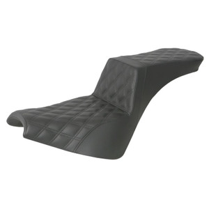Saddlemen Tour Step-Up Front & Rear Lattice Stitch Seat - Harley-Davidson Street Bob FXBB/FXBBS/Standard FXST (2018-2026)