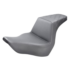Saddlemen Step-Up Rear Lattice Stitch Seat - Harley-Davidson Low Rider FXLR/FXLRS/FXLRST/Sport Glide FLSB (2018-2026)