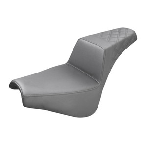 Saddlemen Step-Up Rear Lattice Stitch Seat - Harley-Davidson Street Bob FXBB/FXBBS/Standard FXST (2018-2026)