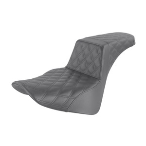 Saddlemen Step-Up Front & Rear Lattice Stitch Seat - Harley-Davidson Softail FLDE/FLHC/FLHCS/FLSL (2018-2026)