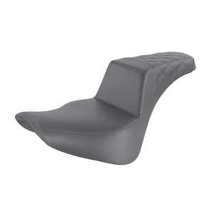 Saddlemen Step-Up Rear Lattice Stitch Seat - Harley-Davidson Softail FLDE/FLHC/FLHCS/FLSL (2018-2026)