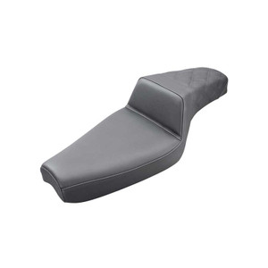 Saddlemen Step-Up Rear Lattice Stitch Seat - Harley-Davidson XL Sportster (1979-2003)
