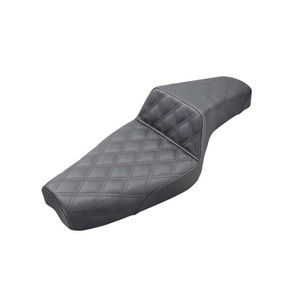 Saddlemen Step-Up Front & Rear Lattice Stitch Seat - Harley-Davidson XL Sportster (1979-2003)