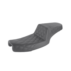 Saddlemen Step-Up Front & Rear Lattice Stitch Seat - Harley-Davidson FXDB/FXDC/FXDL/FXD Dyna (1991-1995)